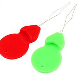 2 Pcs Gourd Shape Threading Tool Device Automatic Sewing Needle Threader for Hand Stitching and Sewing Machine Needle Fast Lead