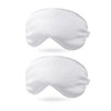 PATIKIL Silk Sleep Mask, 2 Pack Soft Satin Eye Protective
