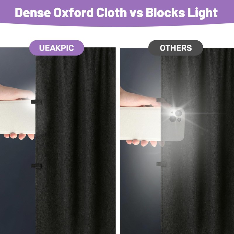 UEAKPIC Privacy Curtains for Dance Bag with Garment Rack, Suitcase