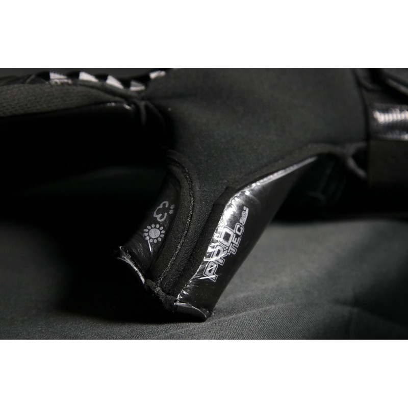 GK Saver Protech Super Black Professional Football Goalkeeping Gloves Size