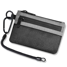 Pass Case, Coin Purse, Commuter Coin Case, Men's, Women's, Waterproof, Thin, Anti-Theft Design, Anti-Skimming Design, Stretchable, Includes Carabiner Included, Key Ring Included, Outdoors, Travel