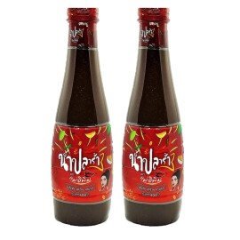 E-Pim Thai Fermented Fish Sauce Nam Pla Ra Lao Papaya Salad Dressing - 2 - Pack
