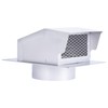LTSEAME 6 Inch Stainless Steel Roof Vent Cap,Bathroom Exhaust Roof