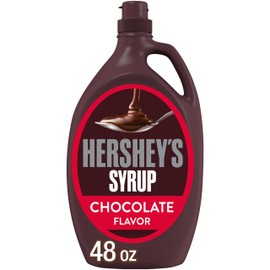 HERSHEY'S Chocolate Syrup Bulk Bottle, 48 oz