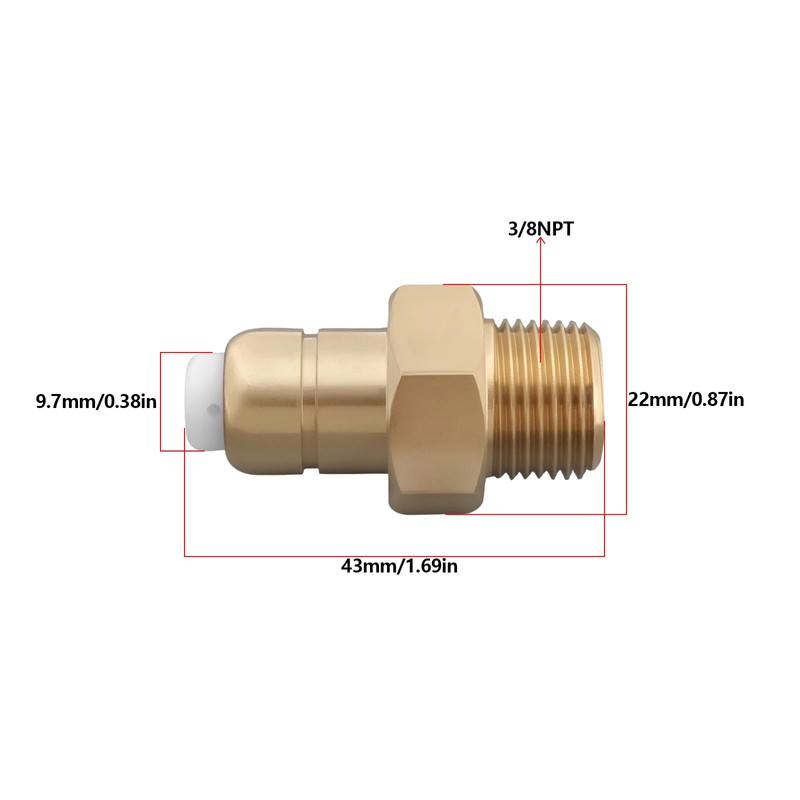 Create idea 1Pc 3/8inch NPT Thermal Relief Valve 140° F