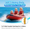 Heavy Duty Tow Rope for Watersports 60FT Length, Perfect for