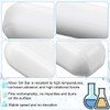 AFCJLTO Set of 4 Magnetic Stirrers with PTFE Coating, White