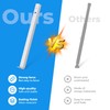 WooFog (2 pcs Adjustable Window Security Bars for Vertical Sliding