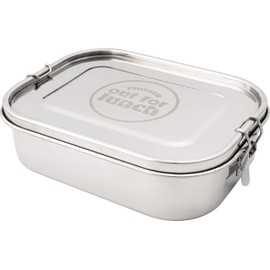 Pioneer Out for Lunch Stainless Steel Lunch Box Leakproof Portable Bento Box Style Container With Cutlery Included – 800ml Capacity