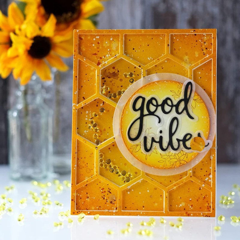 Hexagon Rectangle Frame Metal Die Cuts, Hexagon Rectangle Frame Cutting