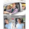 Oasser Car Seat Headrest Pillow, Detachable and Adjustable Double Sided