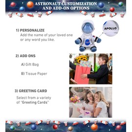 DolliBu Blue Unicorn Astronaut Plush Toy - Super Soft Fantasy Astronaut Stuffed Animal with Space Helmet and NASA Astronaut Suit, Spaceman Doll Decor for Girls and Boys - 9 Inch