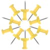 VAPKER Push Pins Tacks 120Pcs Solid Yellow Thumb Tacks Larger