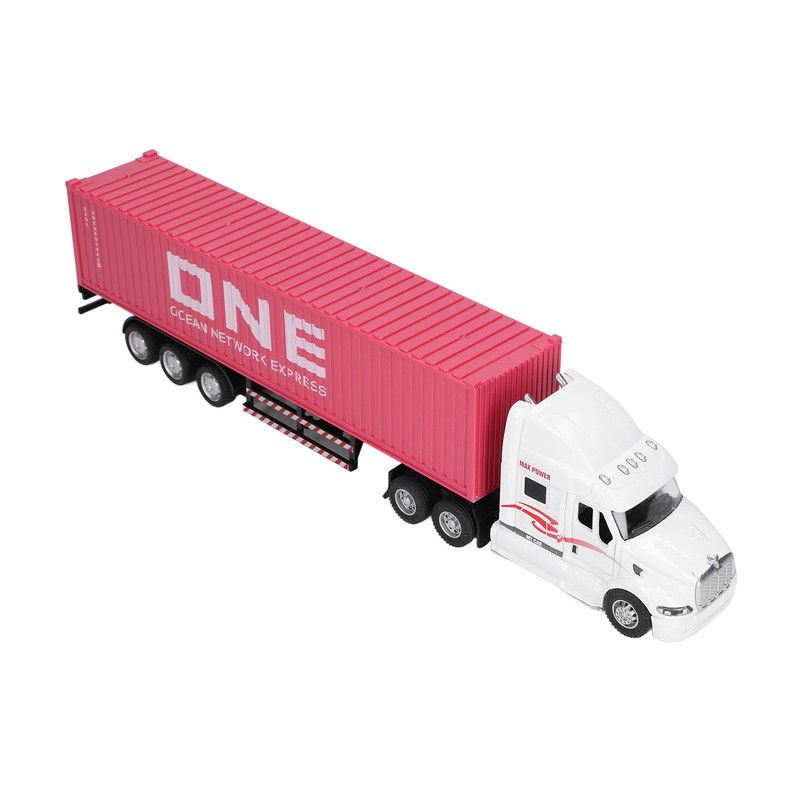 Container Truck Model 1:48 Vivid Exquisite Beautiful Decorative Toy Ornament
