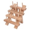 12 Spools Wooden Sewing Thread Holder Foldable Bobbin Hanging Rack