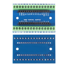 AITRIP 10PCS Nano Terminal Adapter Shield Expansion Board Compatible with Arduino Nano V3.0 AVR ATMEGA328P-AU Module