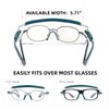 UKNOW Safety Goggles Over Glasses, Anti Fog Safety Glasses with