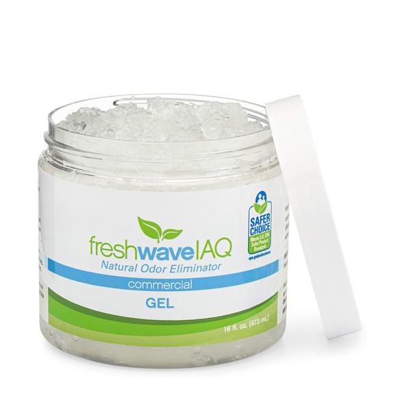 Fresh Wave IAQ Commercial Odor Eliminating Gel, 16 Fl. Oz. | Odor Absorbers for Home | Safer Odor Relief | Natural Plant-Based Odor Eliminator | Replace Every 15-60 Days