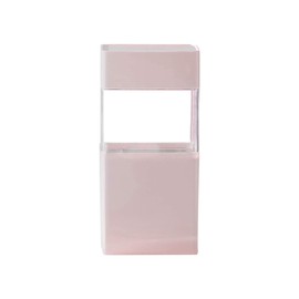 Reverse Makeup Table Box Brush Dressing Eyeliner Storage Bucket Beauty Tools Cosmetic Case Wheels (Pink, One Size)