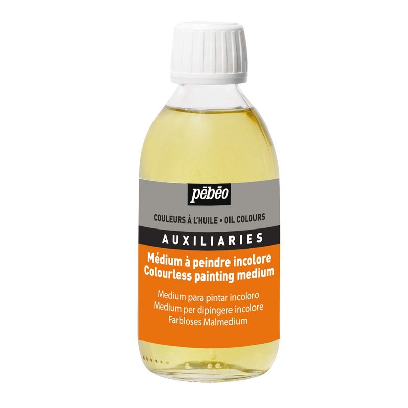 Pebeo 245 ml Medium Colourless Painting, Transparent