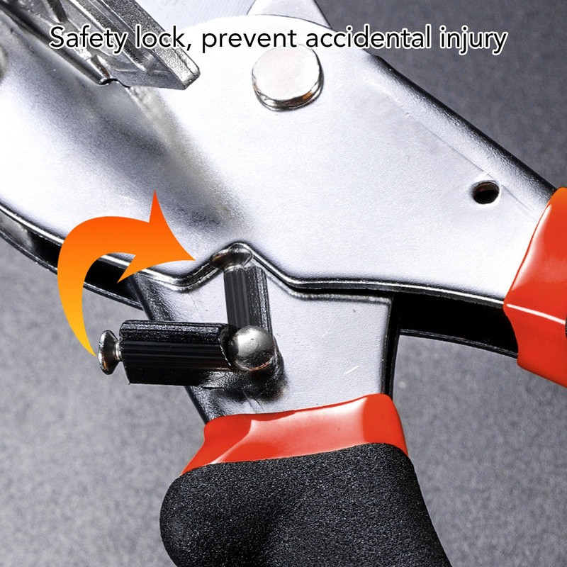 Multifunctional Trunking/Miter Shears for Angular Cutting of Moulding and Trim,