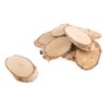 FloristryWarehouse Oval Birch Wood Slices 5-7cm Diameter Box of Approx
