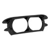 HDBUBALUS Motorcycle Headlight Trim Ring Cover Dual Headlamp Bezel Fit