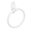 Towel Rings, White Aluminum Alloy for Home Hotel Bathroom Towel