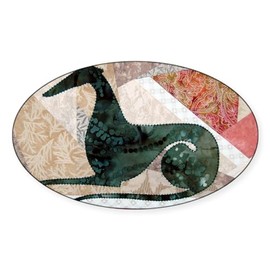 CafePress Final Dewey Image As License Plate Oval Car Bumper Sticker