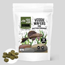 Your Fish Stuff Veggie Spirulina Wafers Algae Aquarium Bulk Fish Food 1/4LB to 5 LB(choose size) - five pounds