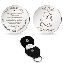 Grandad Christmas Gifts Pocket Hug Grandad Gifts from Grandchildren Grandparent Gift for Grandad Gifts for Grandpa Gift Grandad Gifts for Fathers Day 60th Birthday Gifts for Grandad Valentines Gifts