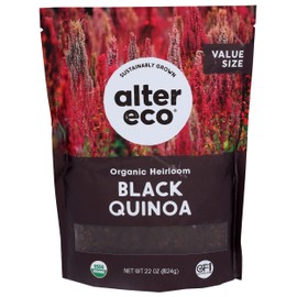Alter Eco Organic Heirloom Black Quinoa, 22 OZ