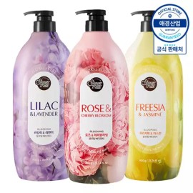 Aekyung [eTV][애경] 샤워메이트 플라워 블루밍 바디워시 900g x3개 [프리지아] [eTV][Aekyung] Shower Mate Flower Blooming Body Wash 900g x3 [Freesia]
