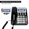 ASHATA Corded Telephone, Wired Telephone with Speaker Voice Recorder and