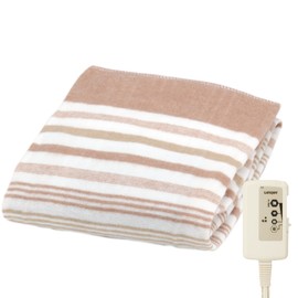 LifeJoy JBS401B Electric Blanket, Made in Japan, Bedding, Single, Brown, 51.2 x 31.5 inches (130 x 80 cm), Washable, Energy Saving