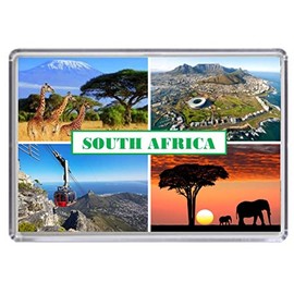South Africa Souvenir Acrylic Fridge Magnet (Standard: 70x45mm)