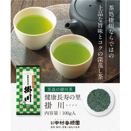 Chadokoro Kakegawa Nakamura Korokuen 2024 New Tea Deep Steamed Kakegawa Tea "Health Longevity Sato, Kakegawa" 100g Green Tea Green Tea Sencha Senior Ichiban Tea Leaf