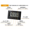 RHYTHM 8RZ166SR02 Alarm Clock, Atomic Clock, Thermometer, Hygrometer, FitWave Smart,