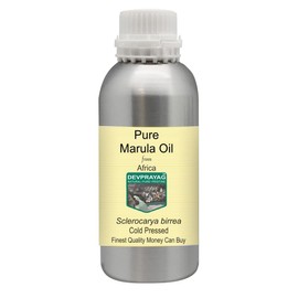 Devprayag Pure Marula Oil (Sclerocarya birrea) Natural Therapeutic Grade Cold Pressed 630ml (21 oz)