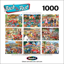 Back to The Past 1000 PC Jigsaw Puzzle - Ice Cream Truck Day