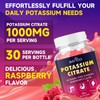 Potassium Citrate Gummies for Adults, Sugar-Free Potassium Gummies 1000mg Support