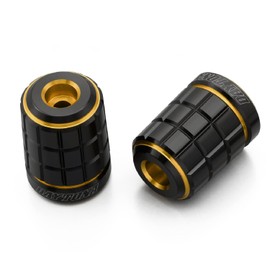 Daytona 99717 Premium Zone Motorcycle Bar End for Honda (M6) BRICK Gold