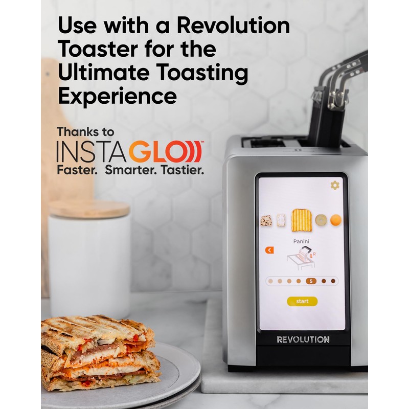 Revolution Toastie Press (Works With All Toasters) Conveniently Toast Delicious