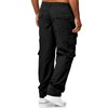 THWEI Mens Cargo Pants Casual Cotton Jogger Multi Pockets Outdoor