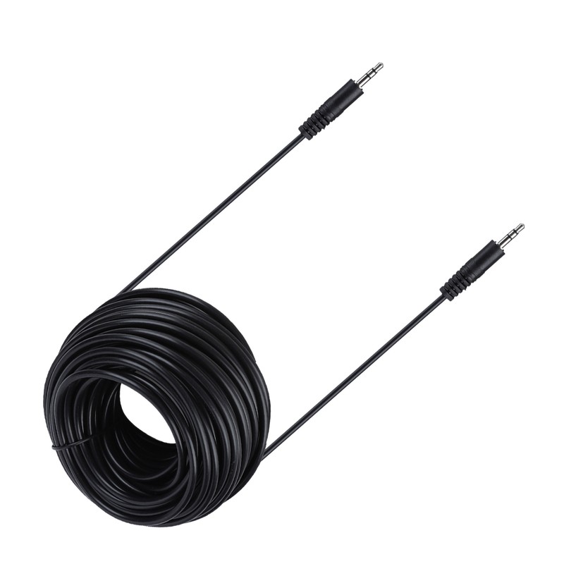 3.5mm Copper Male to Male Shielded Audio Cable for Speakers