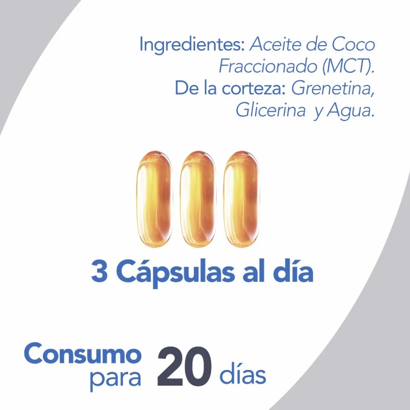 MCT OIL | Aceite de Coco Fraccionado Puro | 60
