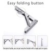 Folding Shelf Brackets, Max Load 300 lb, Heavy Duty Stainless