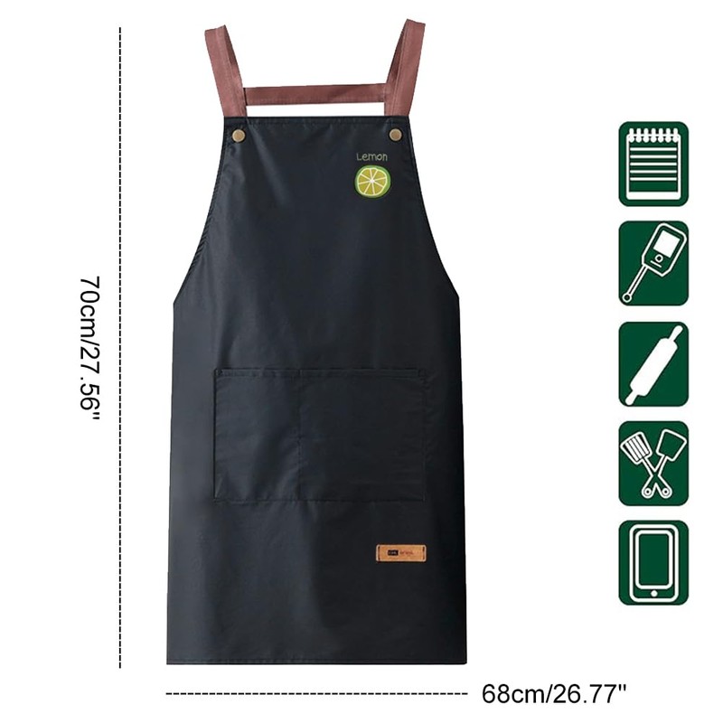 Kitchen Apron, Adjustable Apron, Apron with Pocket, Men's Women's Kitchen