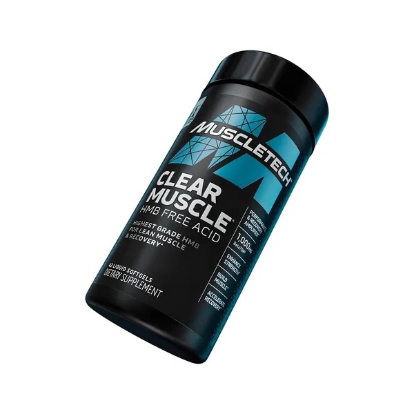 Frasco Clear Muscle 42 Capsulas Gel Muscletech Sin Sabor
