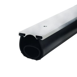 Mejiao Garage Door Seals Bottom Rubber Black 16FT Weatherproofing Garage Door Seals
